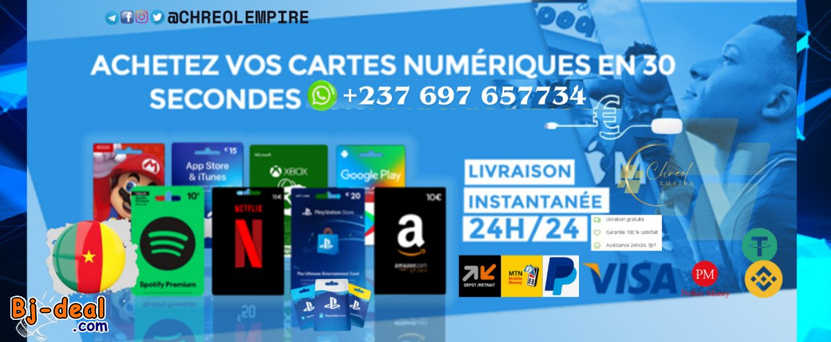 Main image of Achetez vos Cartes cadeaux Apple chez Chreol Empire