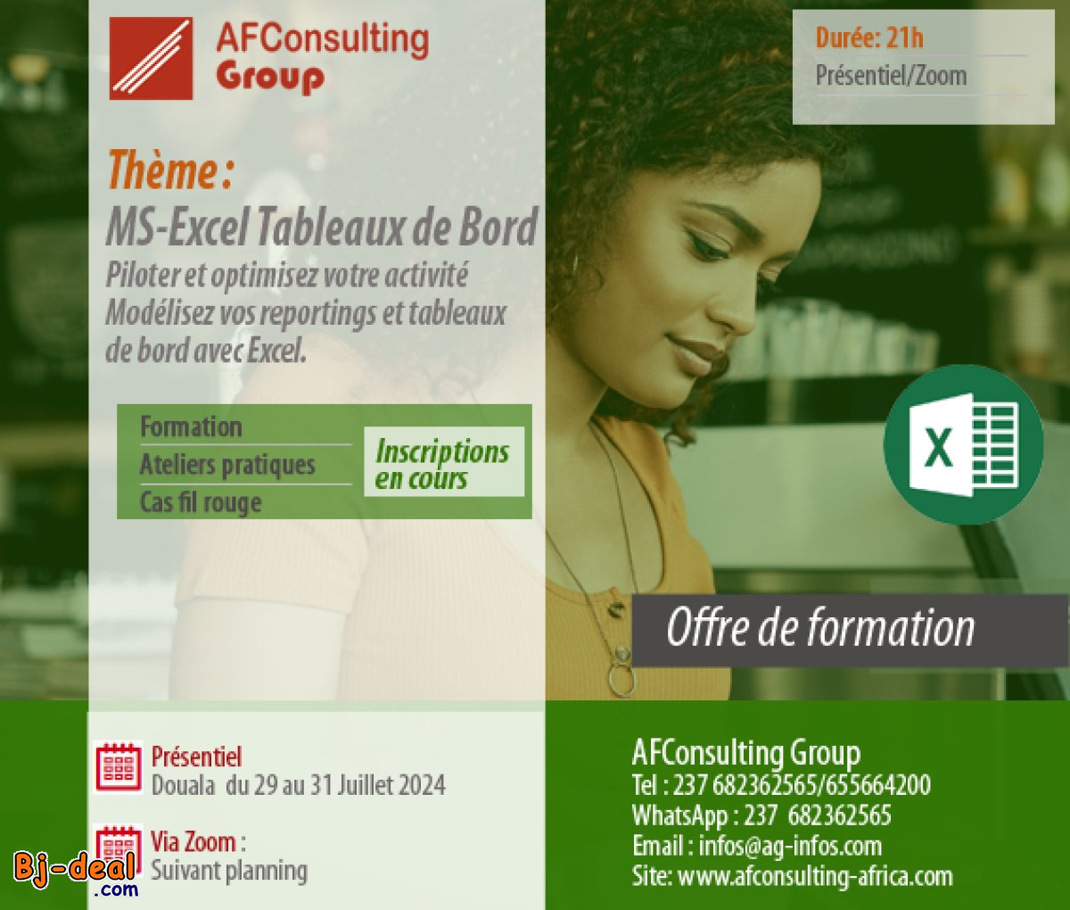 Image principale de MS Excel - Tableaux de Bord &amp;amp; Reporting