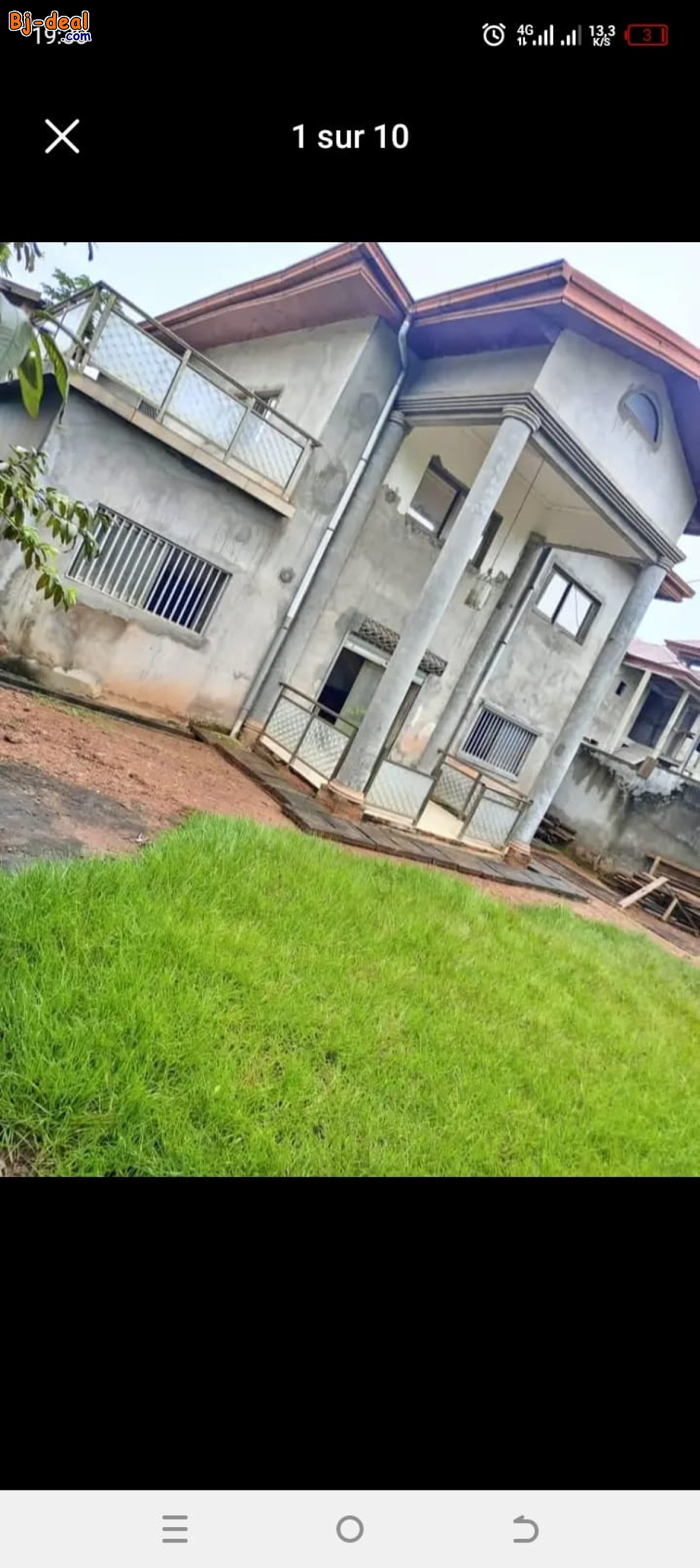Image principale de Duplex à vendre à Yaoundé au quartier odza borne 12 à 500m du goudron principale