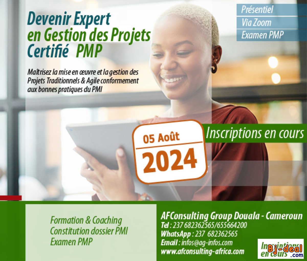 Image principale de Obtenir la certification PMP, Inscriptions en cours