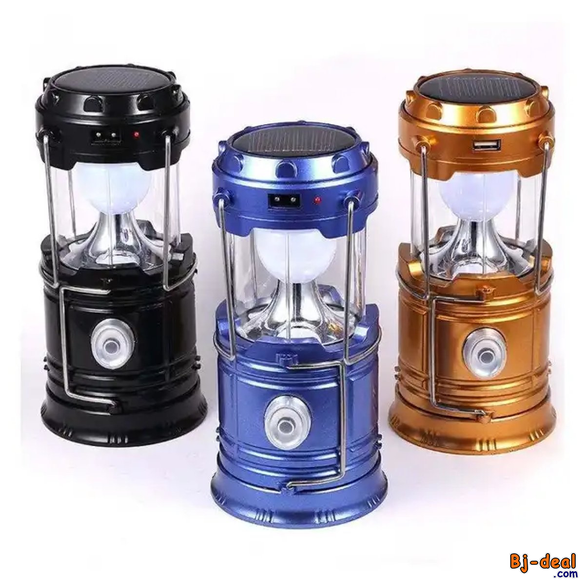 Image principale de Lampe solaire rechargeable avec port USB pour charger vos téléphones