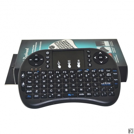 Main image of Clavier raspberry sans fil 2.4 Ghz avec souris intégré, rechargeable fourni avec cordon android