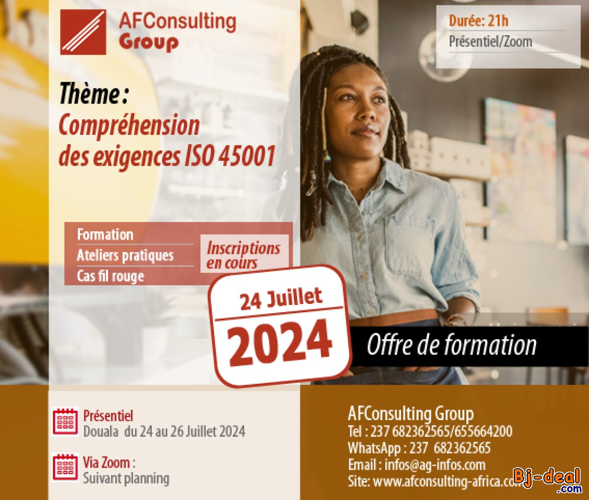 Image principale de Formation - Compréhension des exigences ISO 45001, Inscriptions en cours