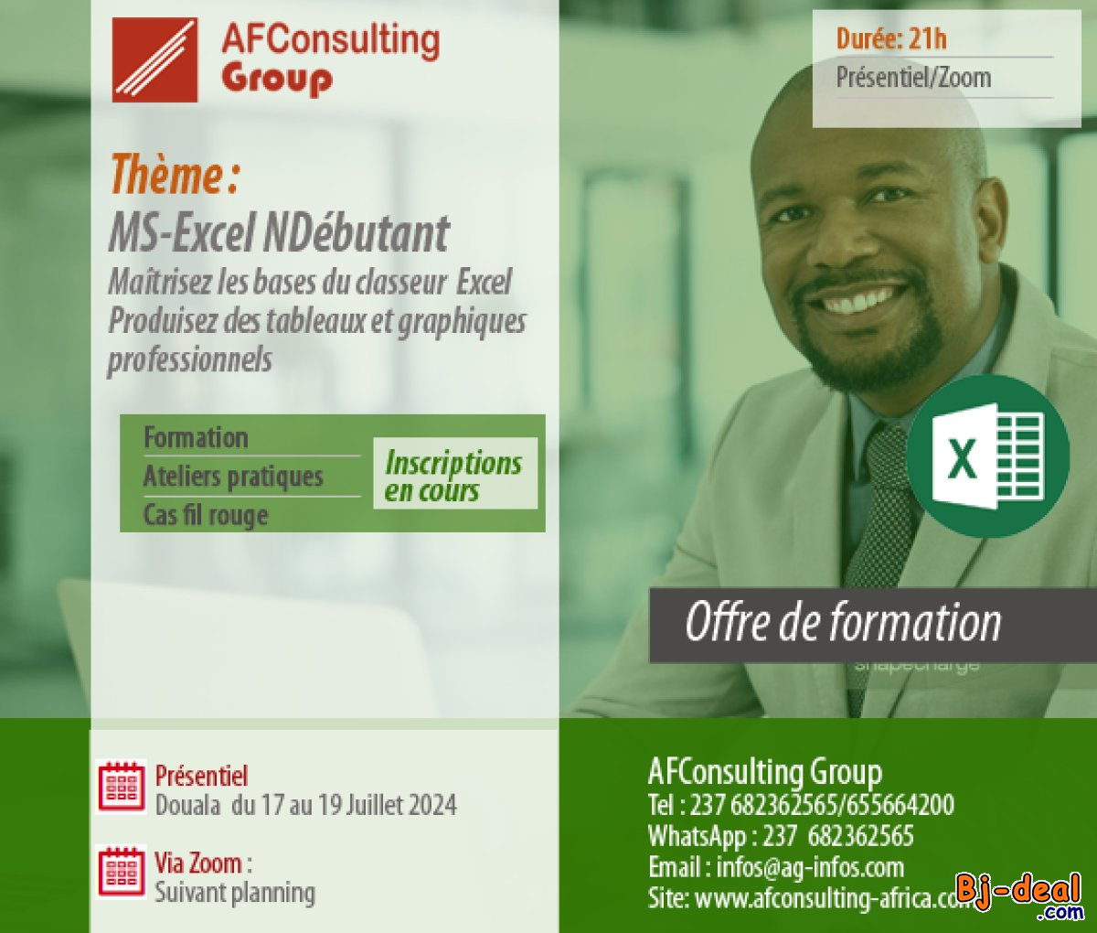 Image principale de Formation - MS-Excel Niveau Débutant, Inscriptions en cours