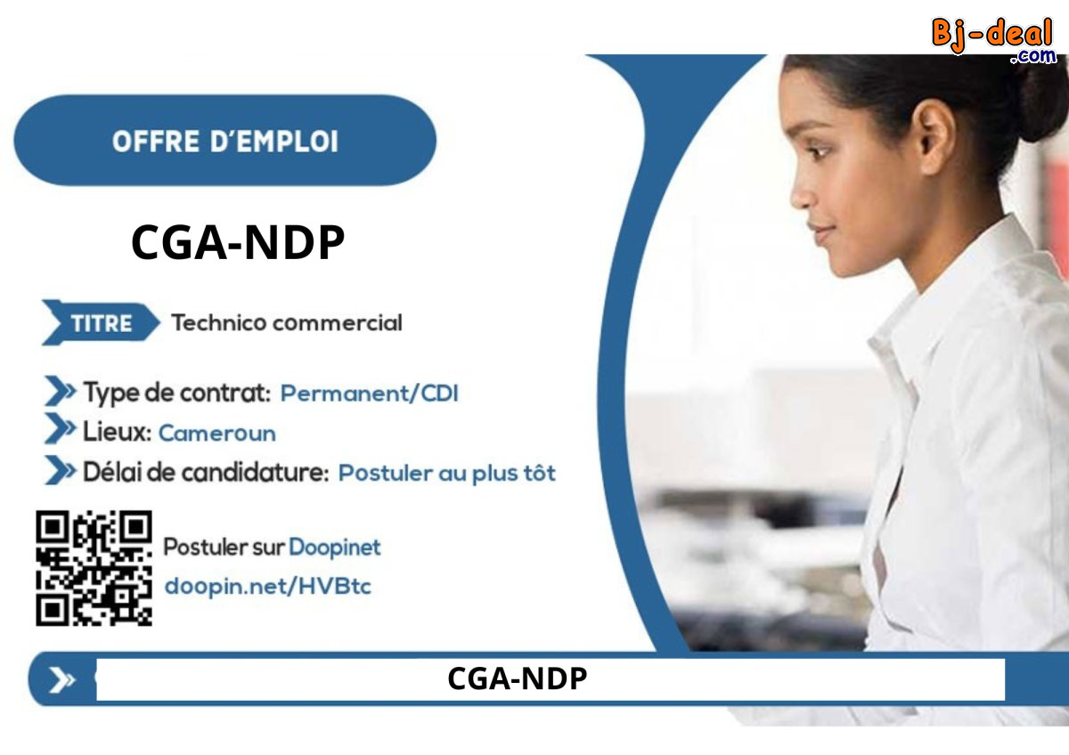 Image principale de RECRUTEMENT  TECHNICO COMMERCIAL COMPTABLE  A YAOUNDE ET DOUALA
