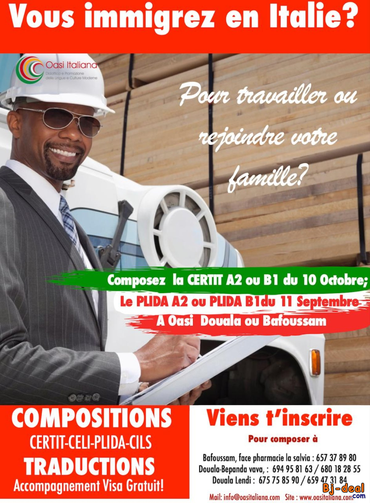 Image principale de TRAVAIL ET REGROUPEMENT FAMILIALE, IMMIGREZ EN ITALIE