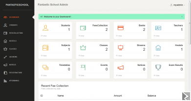 Main image of Application web de gestion d'établissements scolaire