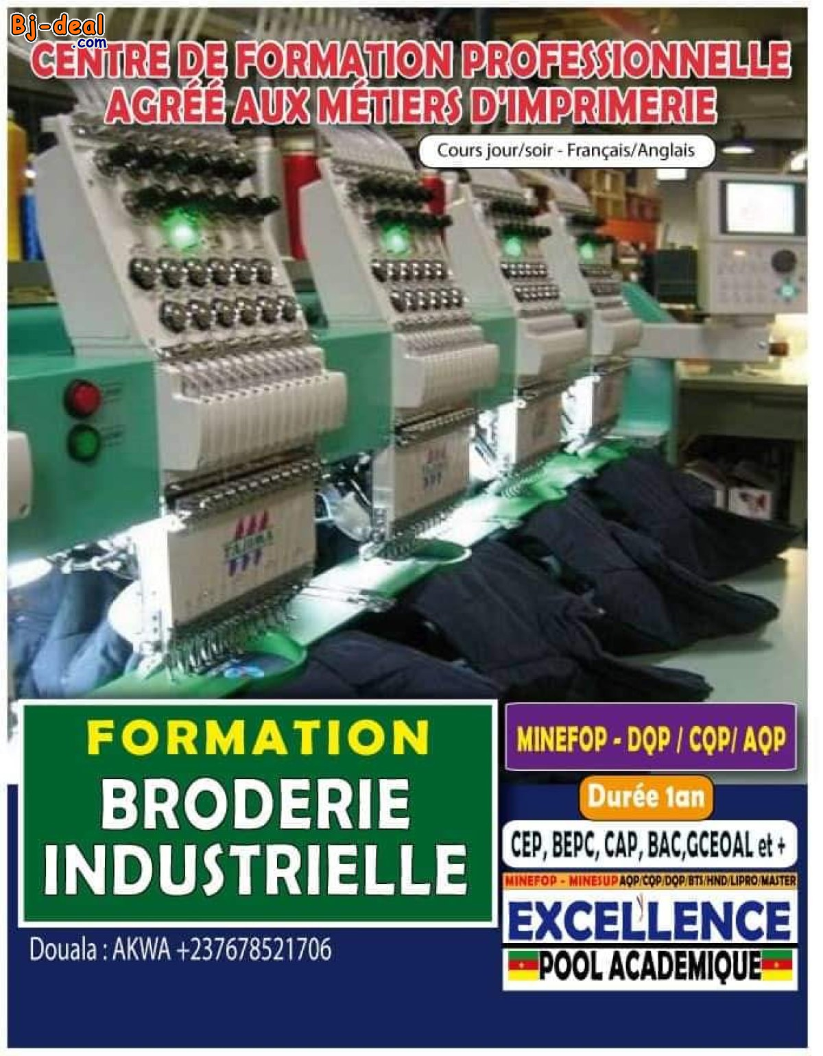 Image principale de FORMATION PROFESSIONNELLE EN BRODERIE INDUSTRIELLE + GRAPHISME DE PRODUCTION et NUMÉRISATION