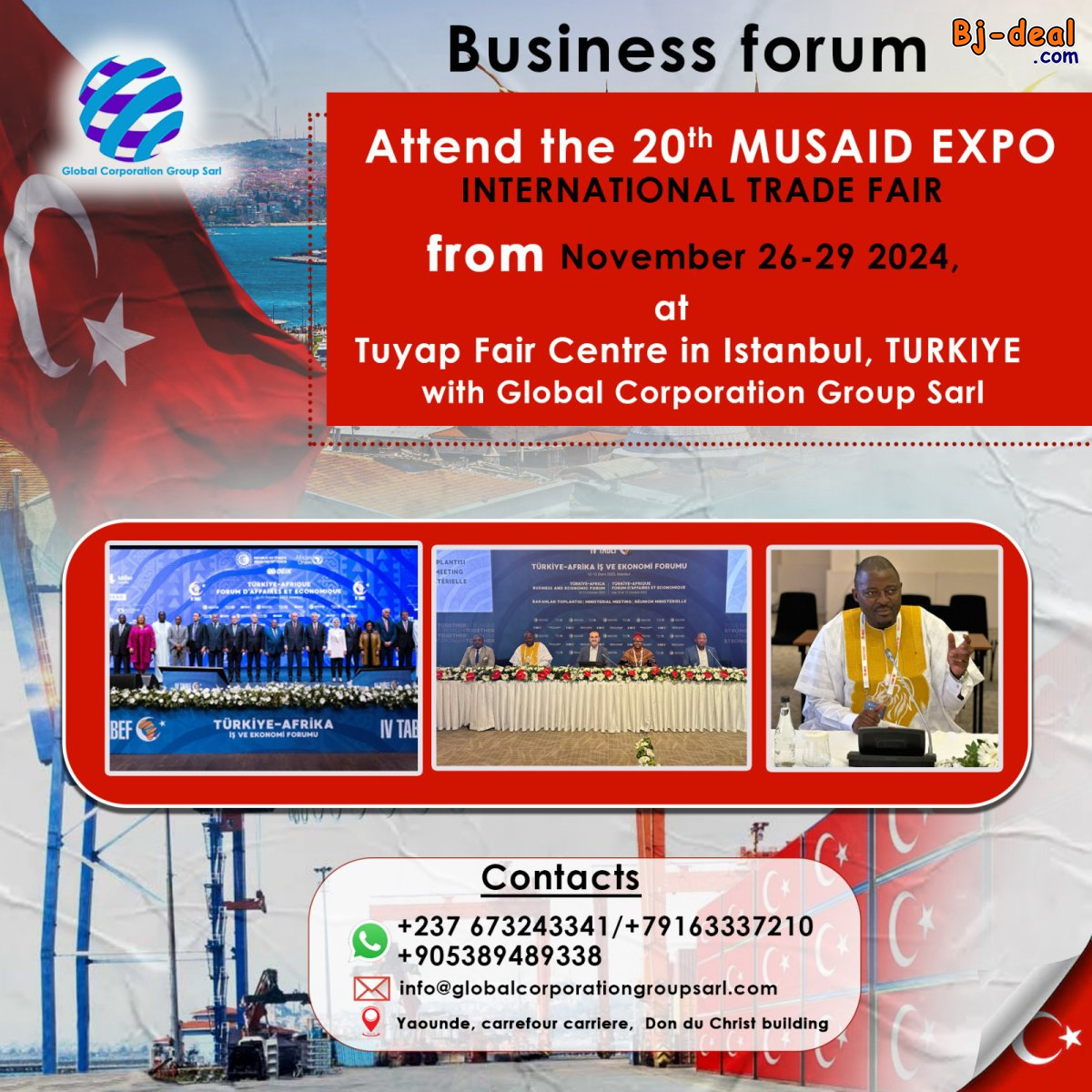 Image principale de INVITATION AU FORUM D&amp;#039;EXPOSITION  INDUSTRIEL INTERNATIONAL RUSSE