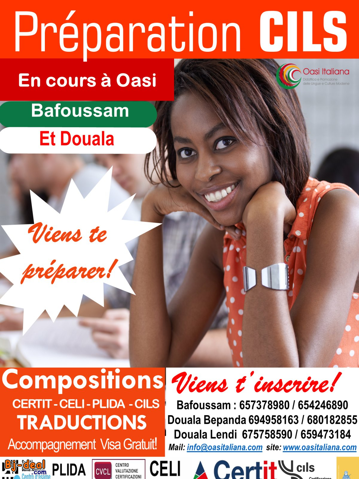 Image principale de PRÉPARATION EXAMEN CILS EN COURS À OASI ITALIANA