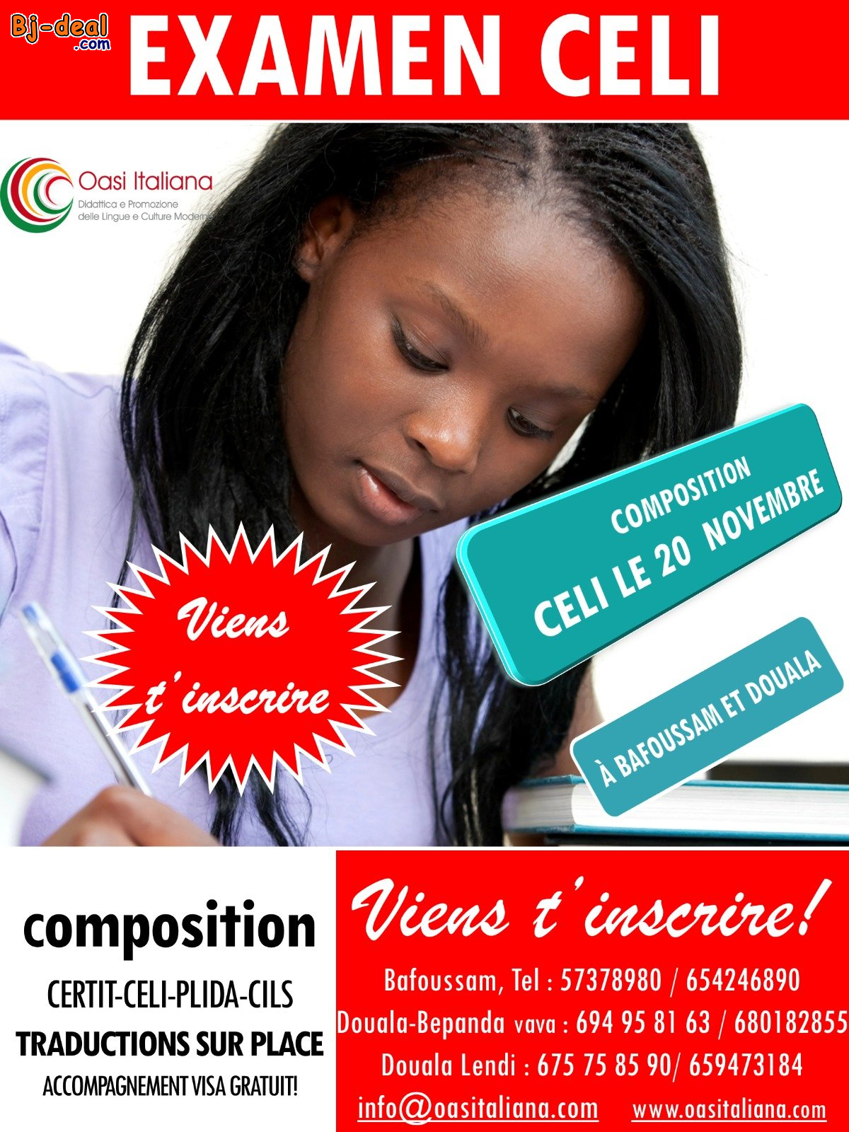 Image principale de EXAMEN CELI DU 20 NOVEMBRE