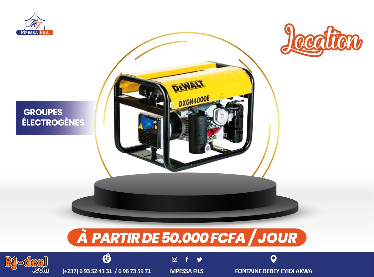 Image principale de Location de groupe électrogène