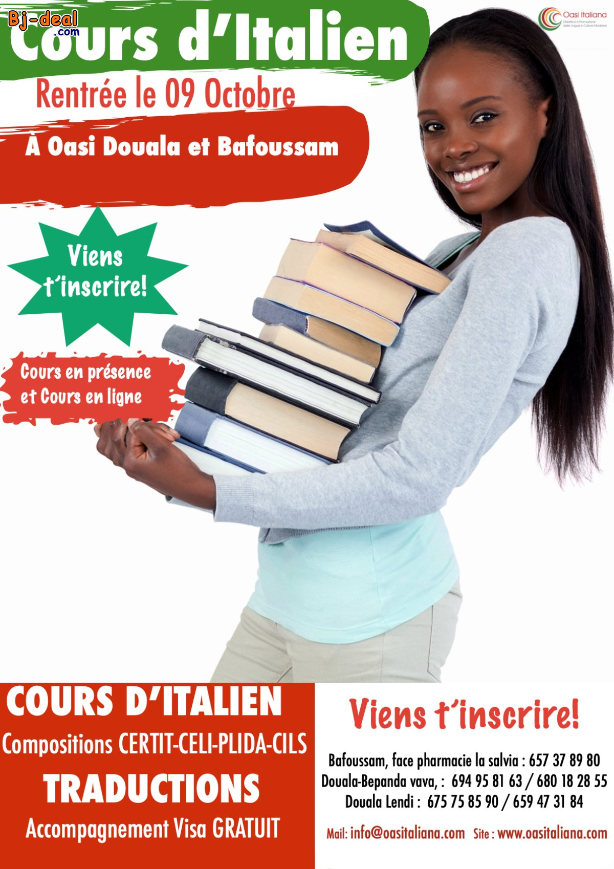 Image principale de NOUVELLE RENTRÉE COURS D&amp;#039;ITALIEN 09 OCTOBRE