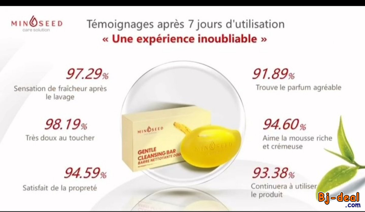 Main image of &amp;#039;..SAVON MINOSEED AU GINSENG ET AUX PARTICULES DE FEUILLES D’OR LUXUEUSES....DOUALA