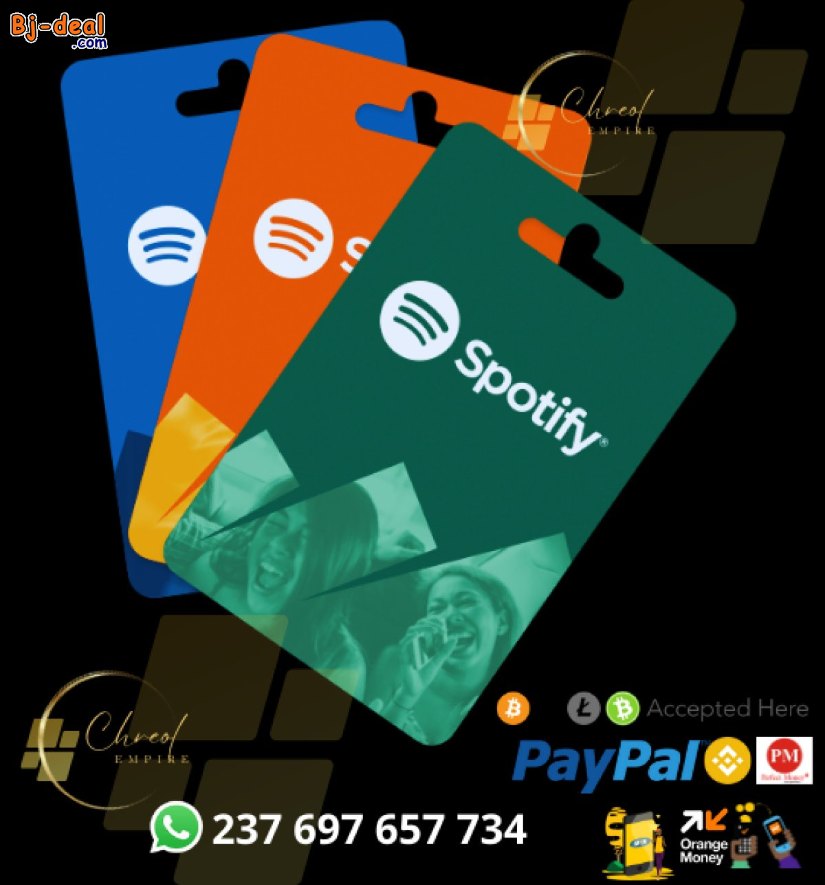 Image principale de Achetez ta carte cadeau ITUNES APPLE facilement chez Chreol Empire