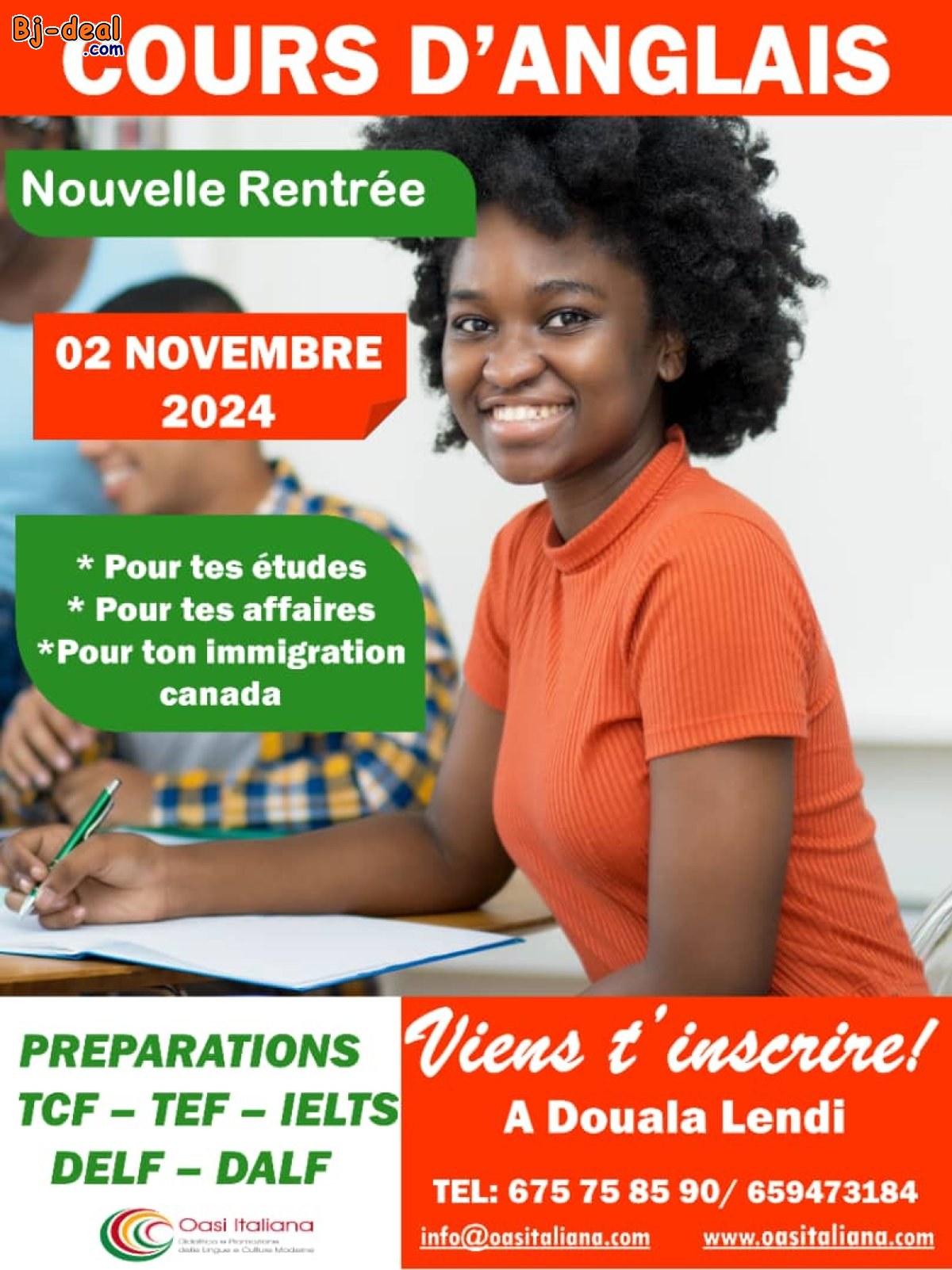 Image principale de NOUVELLE RENTRÉE COURS D&amp;#039;ANGLAIS CE 02 NOVEMBRE