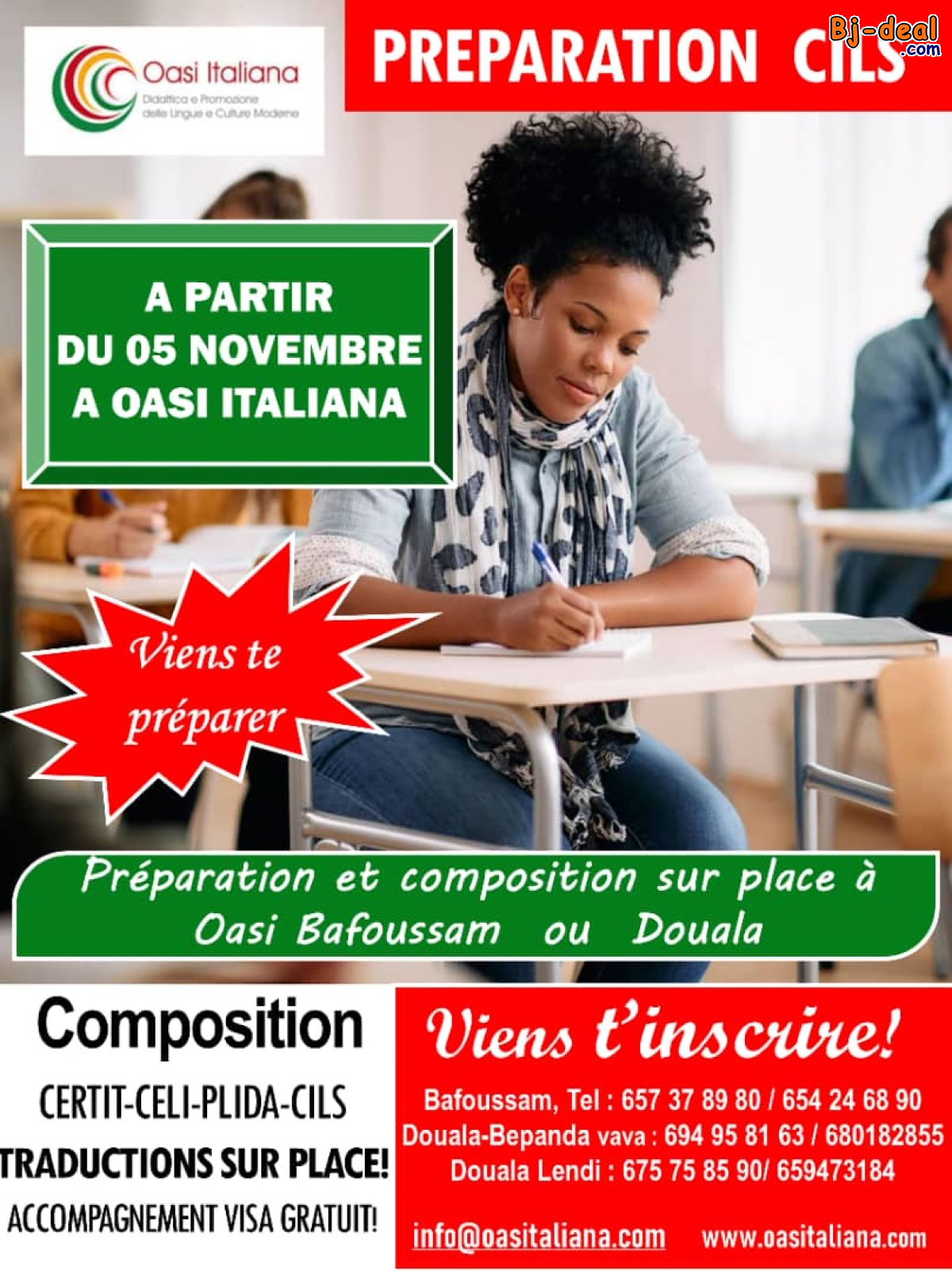 Image principale de PRÉPARATION CILS EXAMEN DE DÉCEMBRE