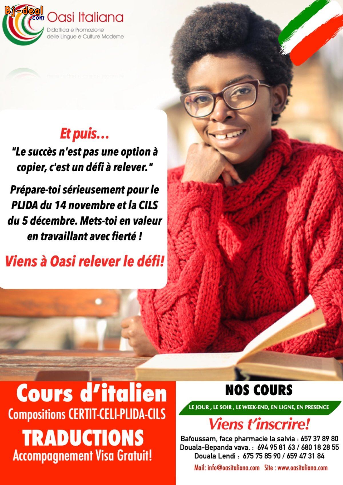 Image principale de NOUVELLE RENTRÉE COURS D&amp;#039;ITALIEN