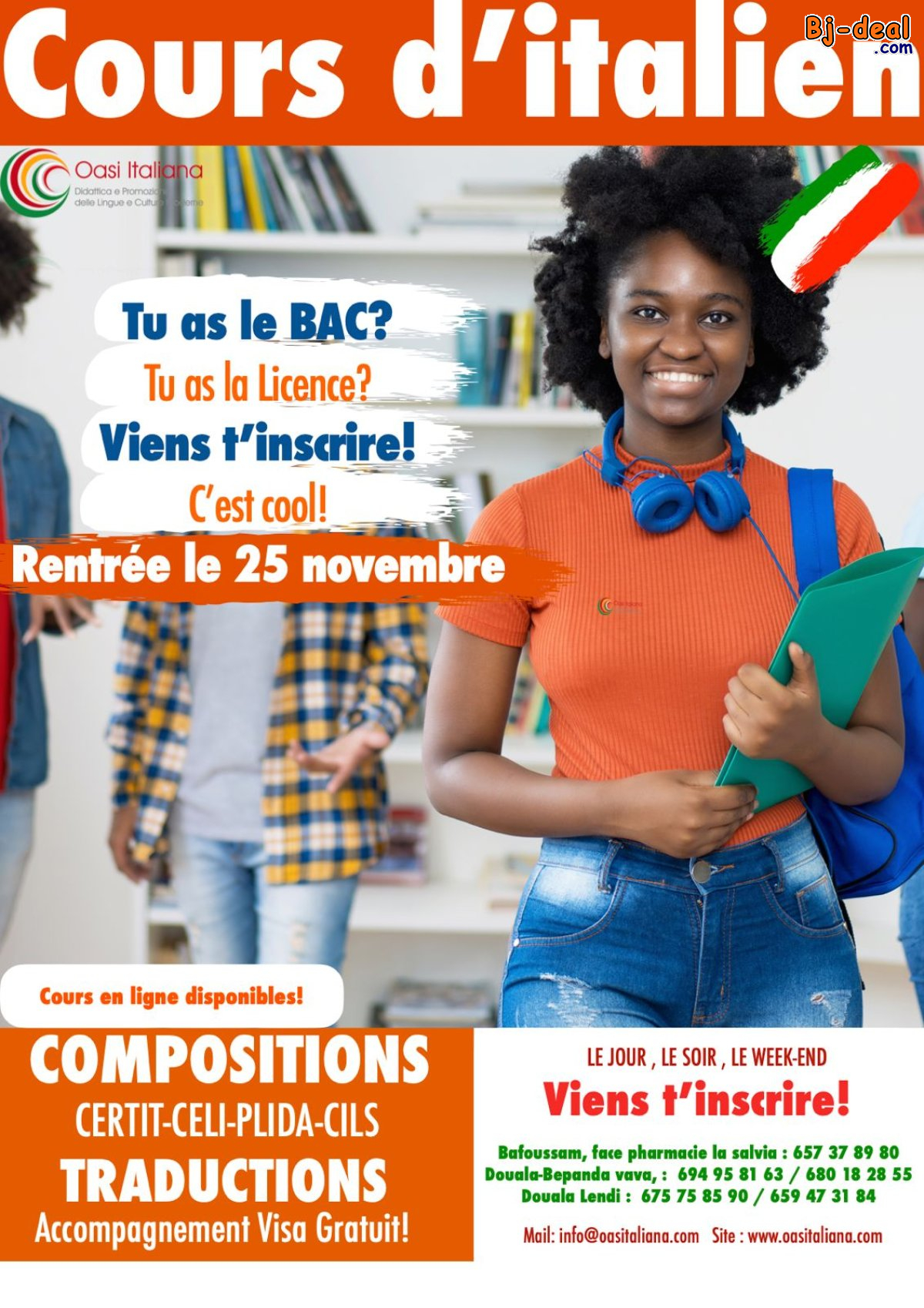 Image principale de NOUVELLE RENTRÉE COURS D&amp;#039;ITALIEN