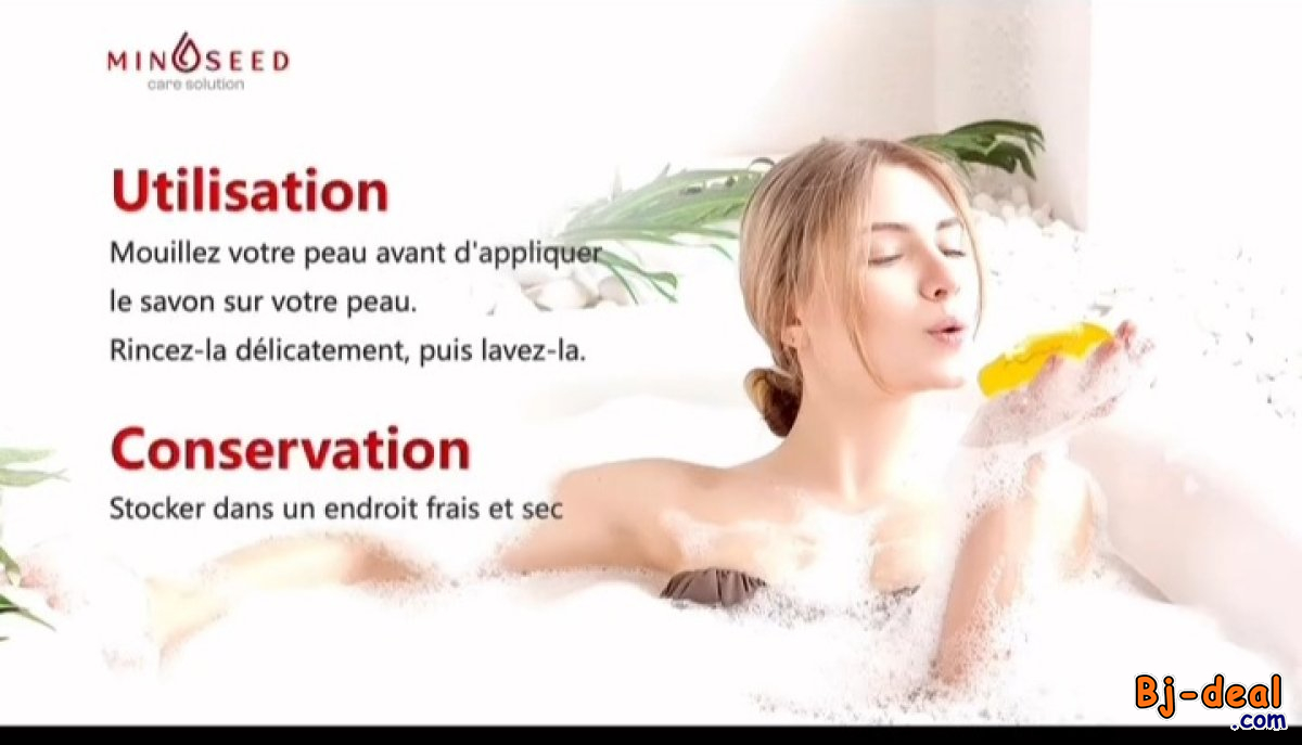 Main image of .SAVON MINOSEED AU GINSENG ET AUX PARTICULES DE FEUILLES D’OR LUXUEUSES....DOUALA