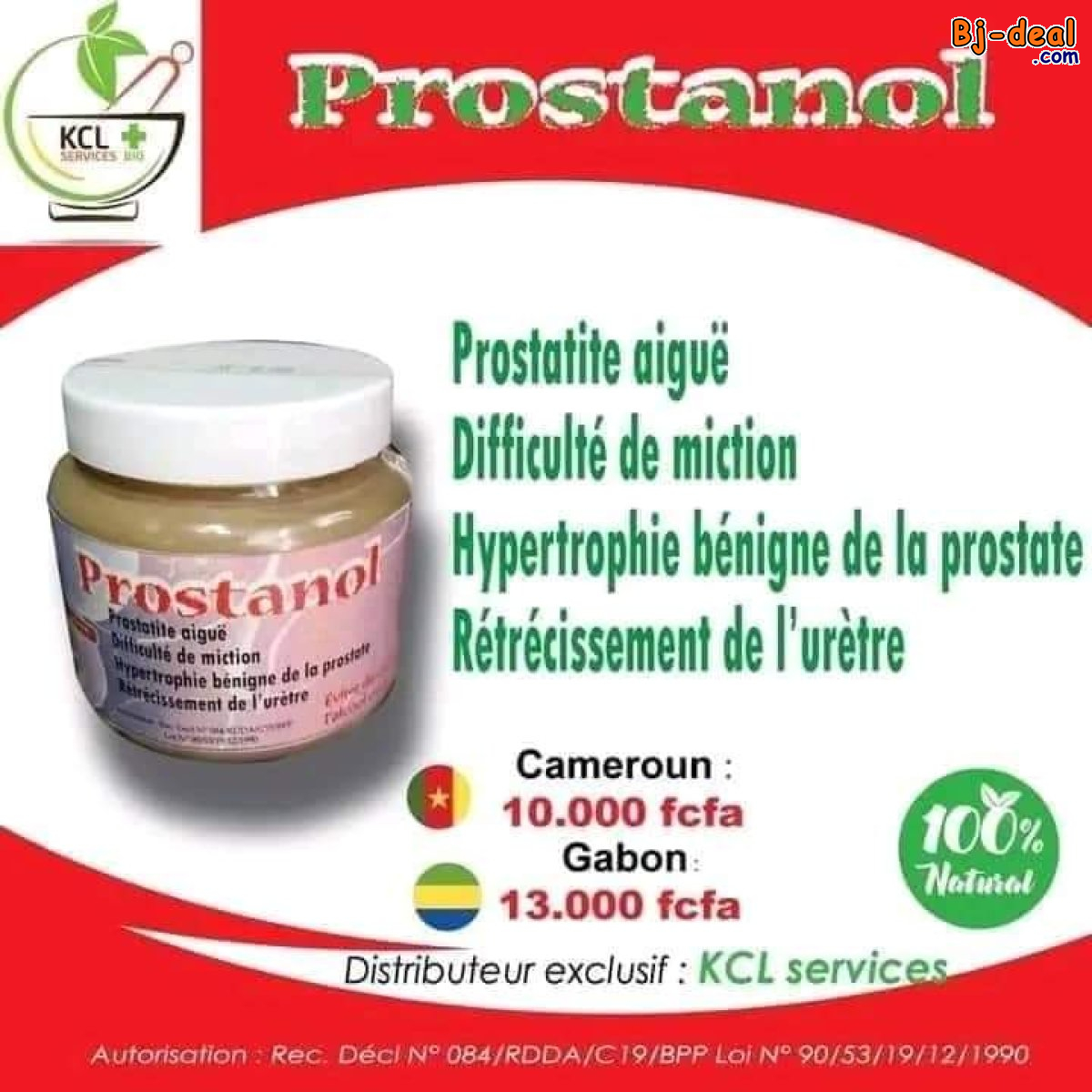 Image principale de Prostanol de chez KCL SANTÉ BIO