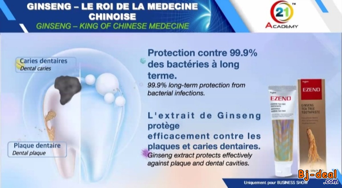 Main image of DENTIFRICE EZENO A.U GINSENG ET À L ARBRE DE THÉ