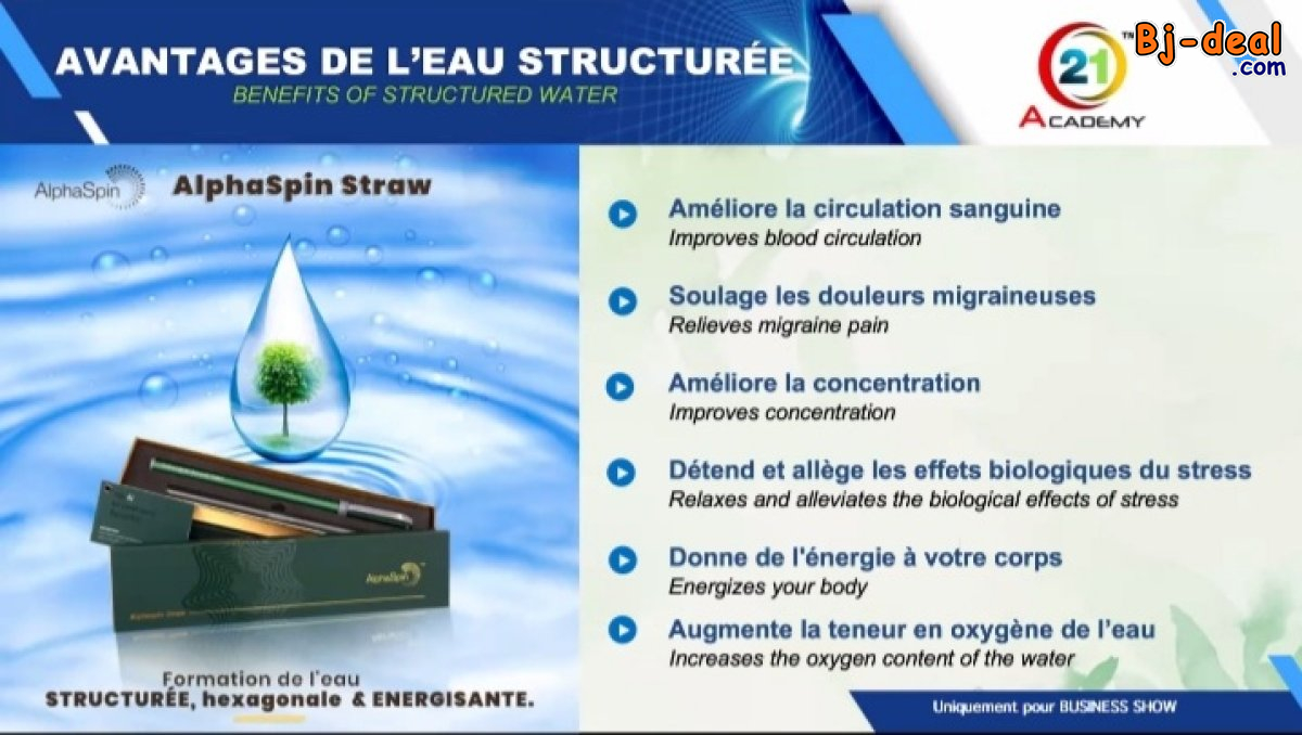 Main image of ALPHA SPIN STRAW STRUCTURE TES BOISSONS ET LIQUIDES
