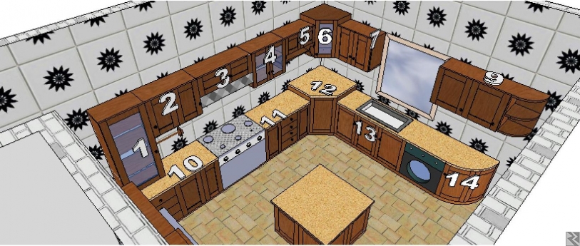 Image principale de meuble de cuisine sur mesure