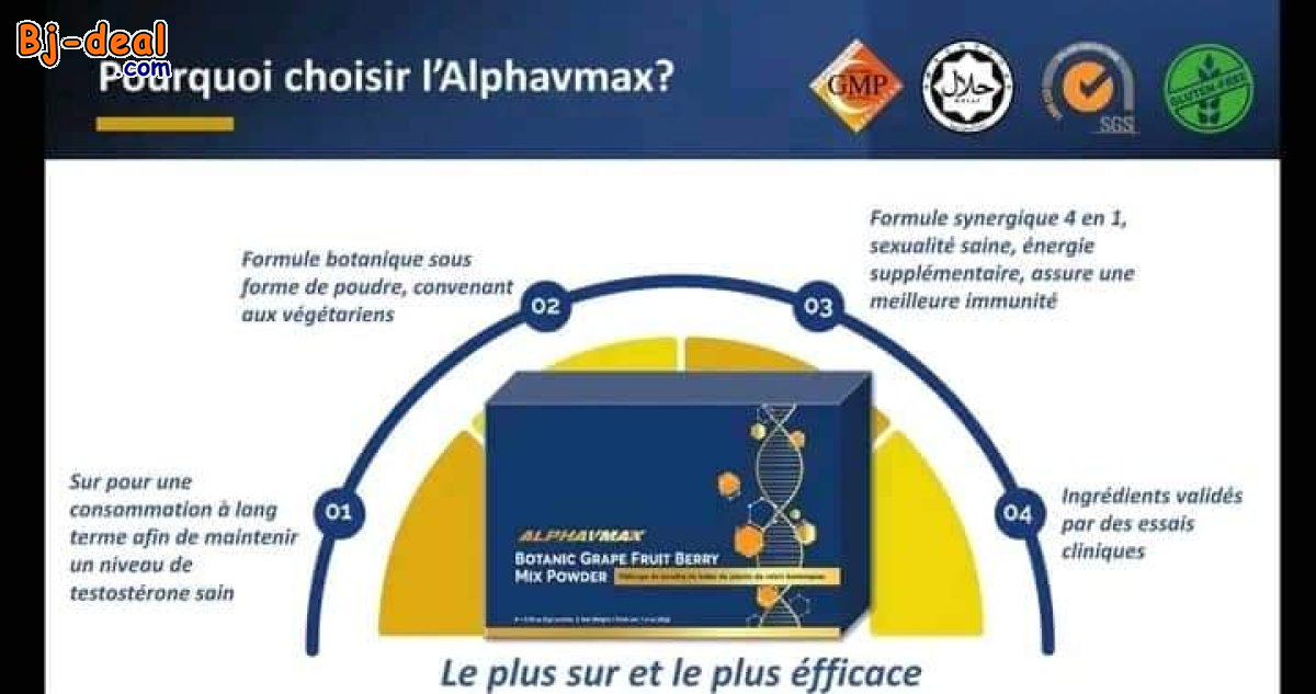 Main image of ALPHAVMAX BOISSON NATURELLE POU LES HOMMES