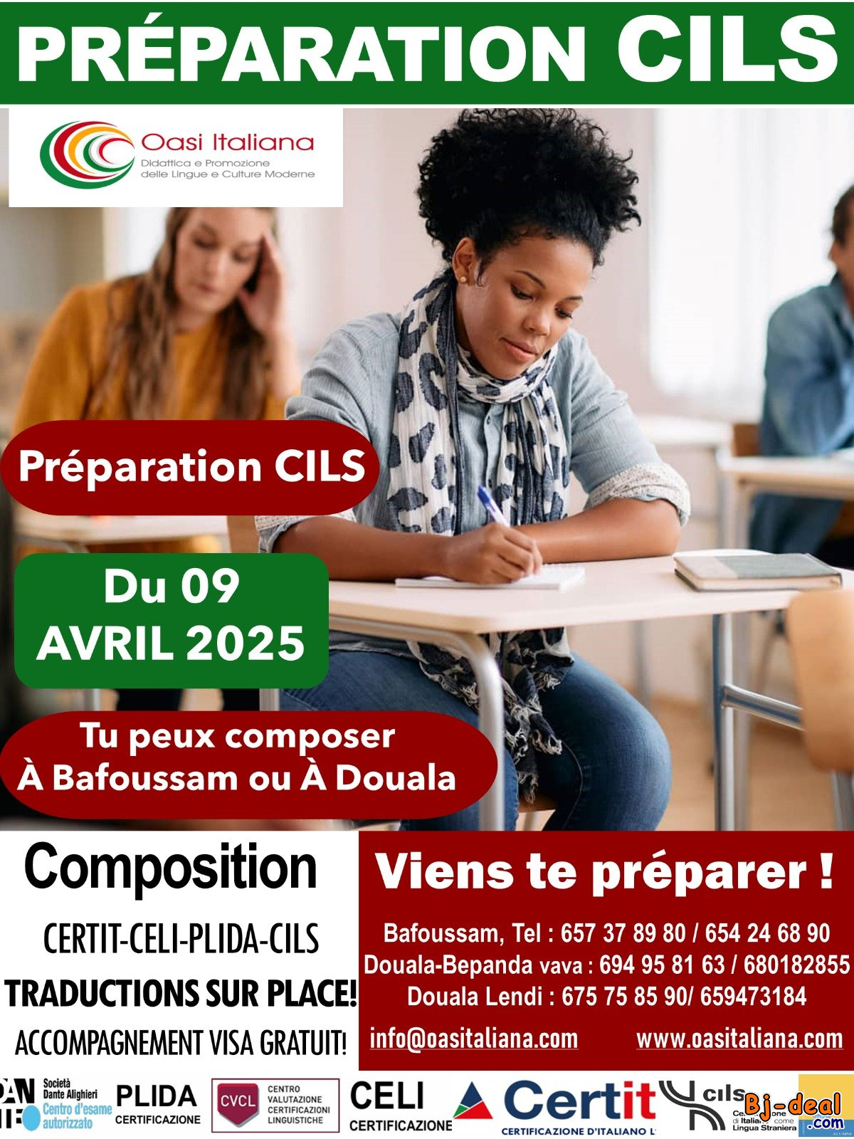 Image principale de PRÉPARATION EXAMEN CILS DU 09 AVRIL 2025