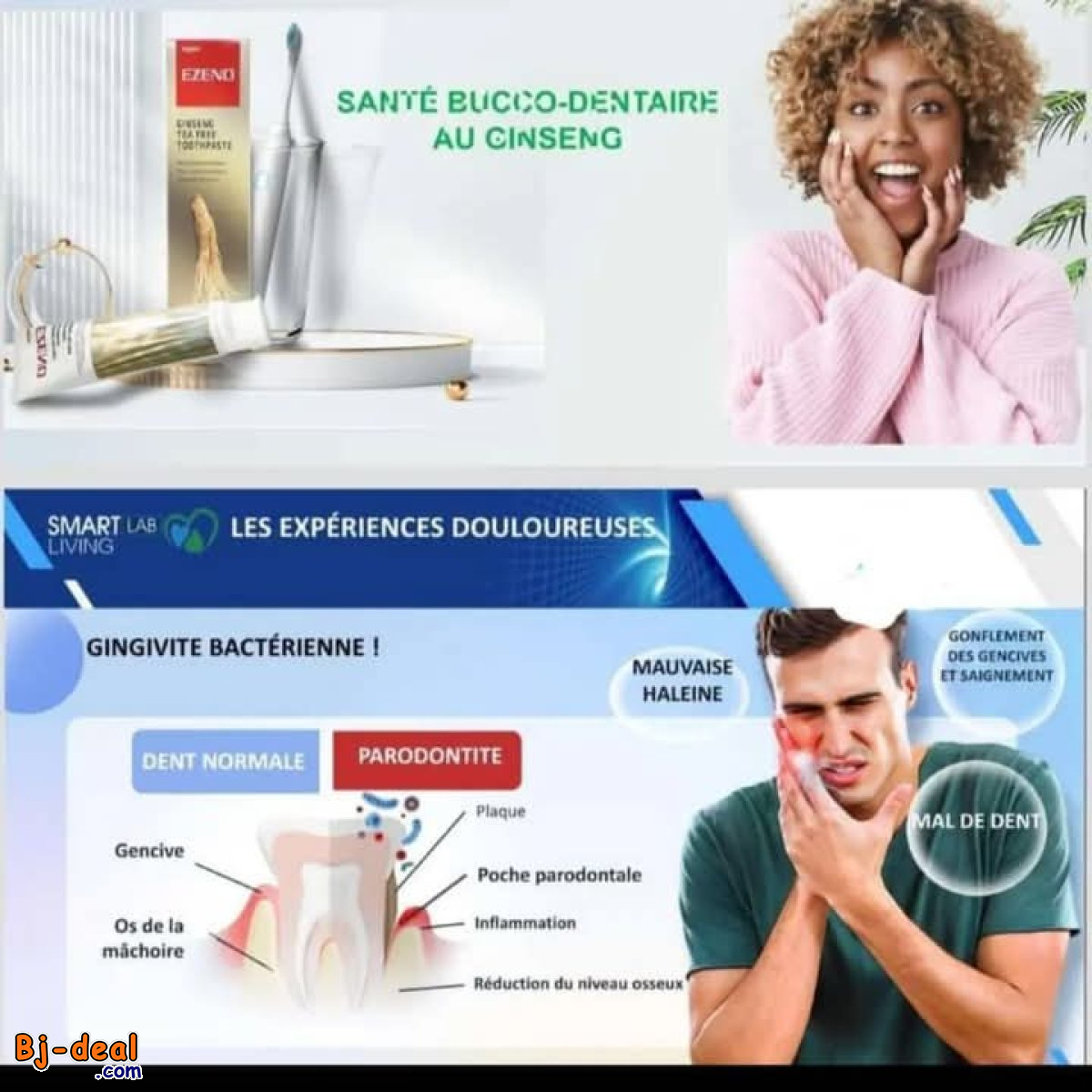 Main image of DENTIFRICE EZENO AU GINSENG ETÀ L ARBRE DE THÉ