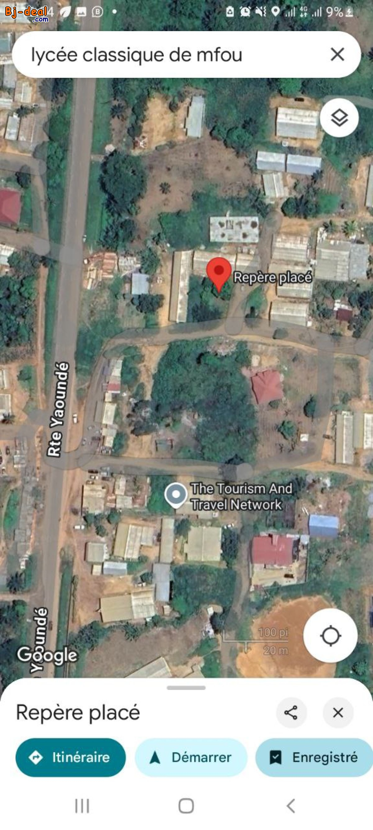 Main image of vente d&amp;#039;une parcelle de terrain bâtie à Mfou 1100 m²