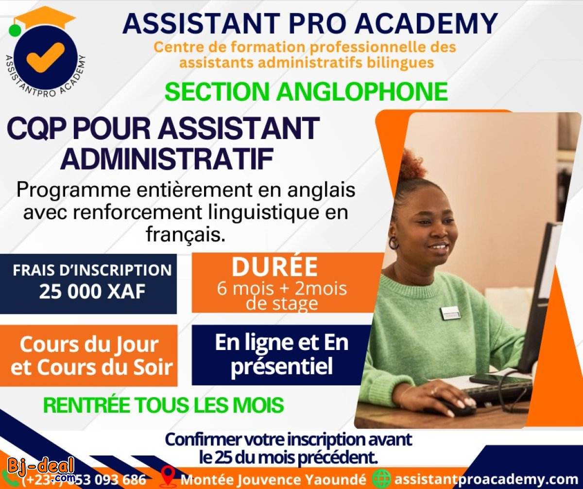Main image of FORMATION DES ASSISTANTS ADMINISTRATIFS