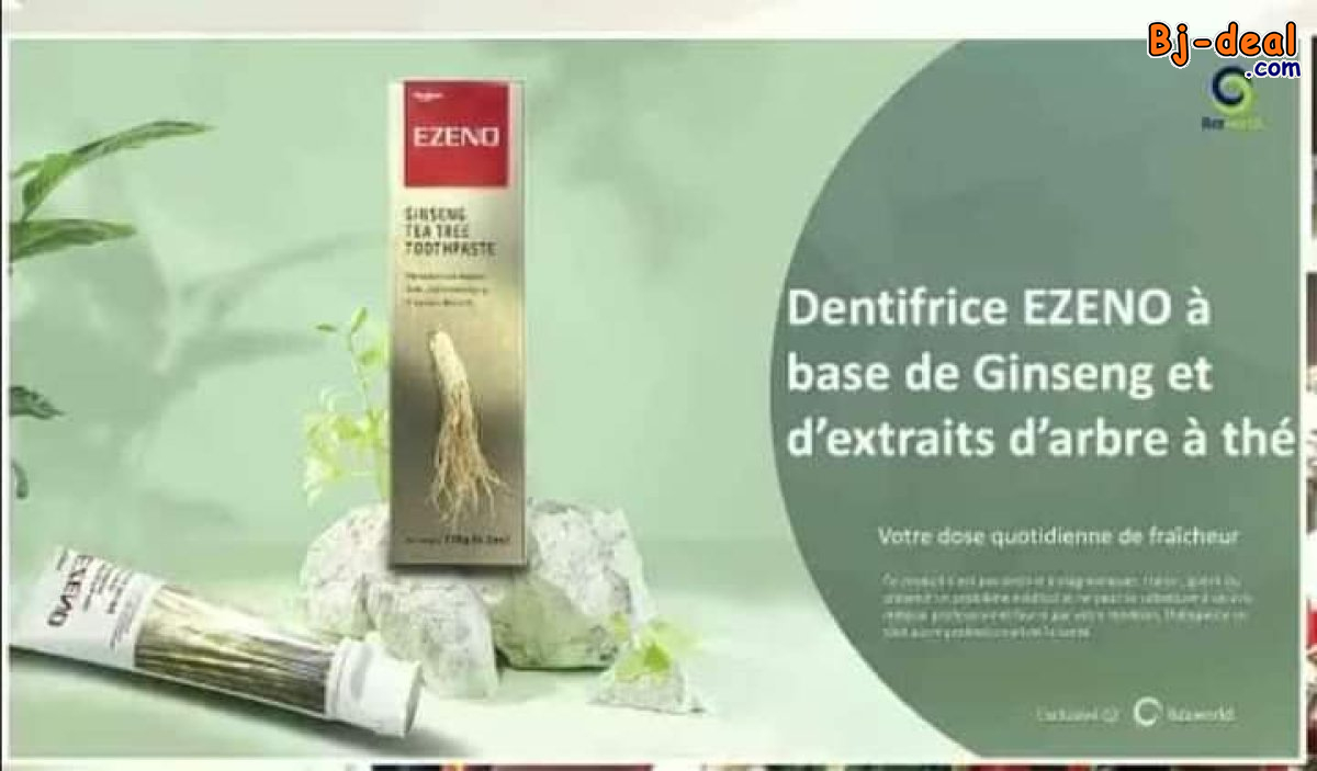 Main image of DENTIFRICE EZENO AU GI&amp;#039;NSENG ET À L ARBRE DE THÉ
