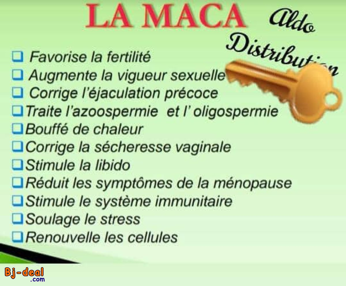 Image principale de LA MACA PUISSANCE SEXUELLE