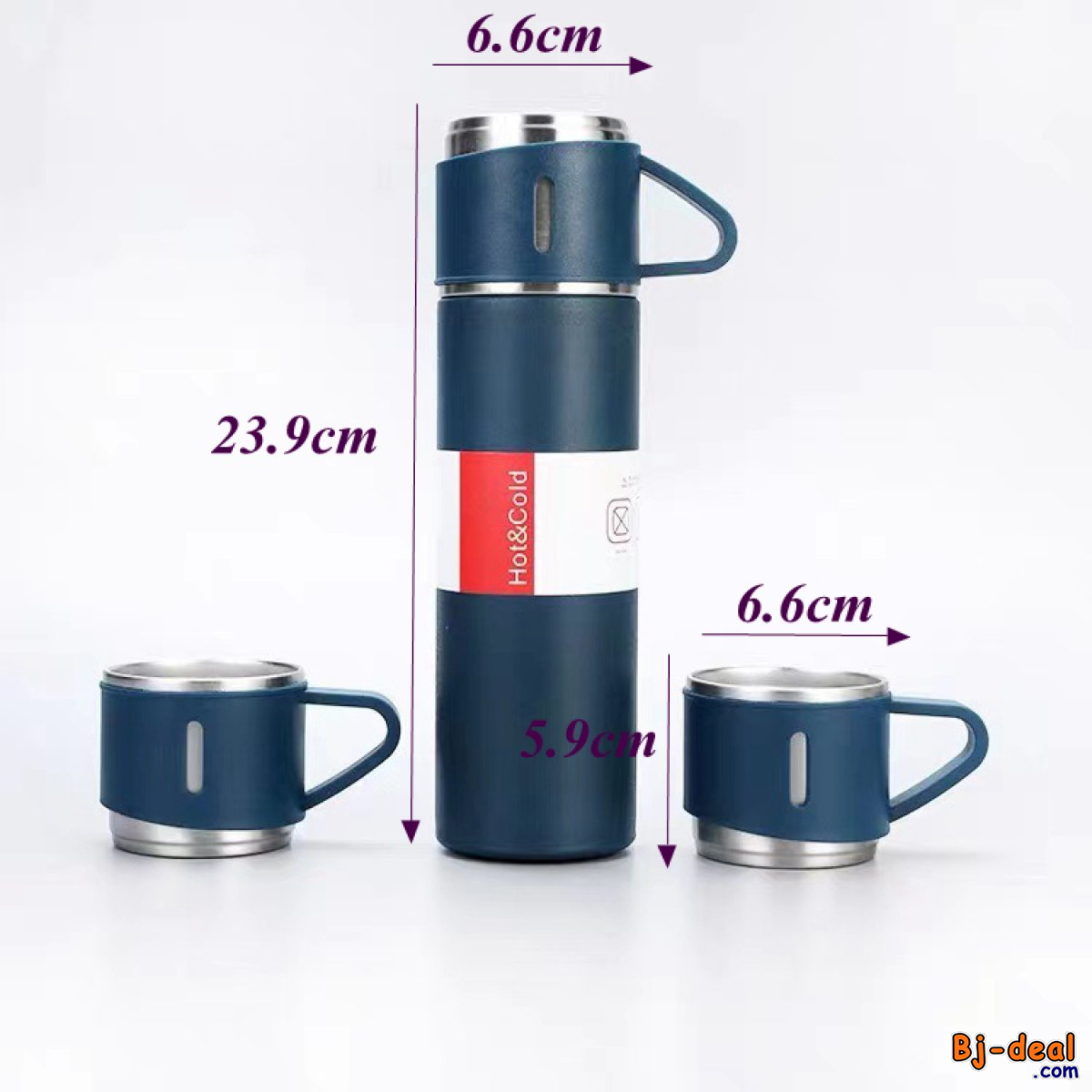 Image principale de Thermos avec gobelets vacuum flask set pm