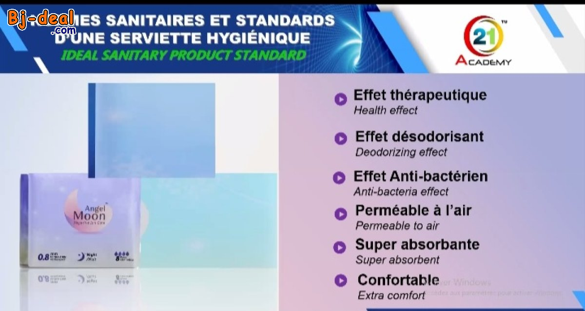 Main image of ANGELMOON SERVIETTE HYGIÉNIQUE THÉRAPEUTIQUE