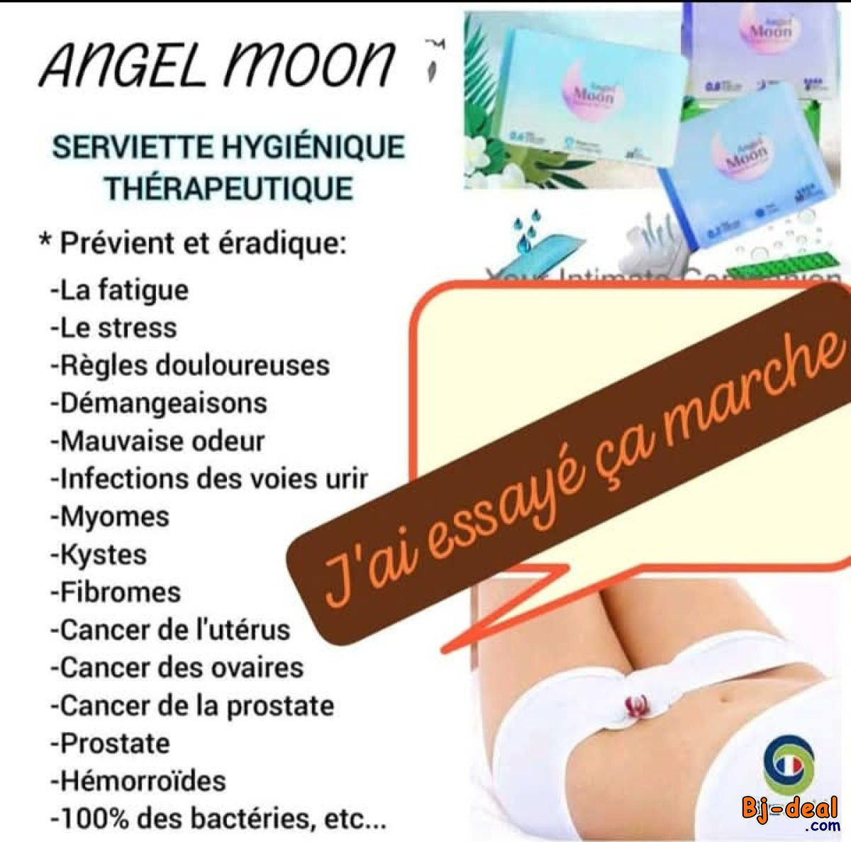 Main image of ANGEL MOON SERVIETTE HYGIÉNIQUE THÉRAPEUTIQUE