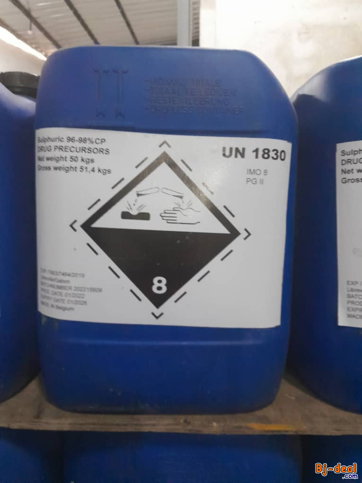 Image principale de Acide sulfurique disponible chez Ascom chimie