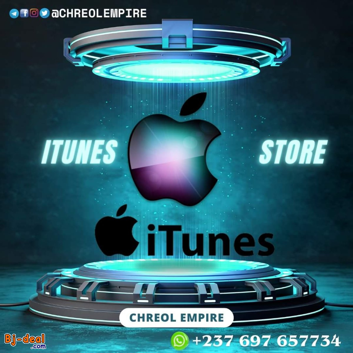 Image principale de Carte Cadeau ITUNES APPLE chez Chréol Empire