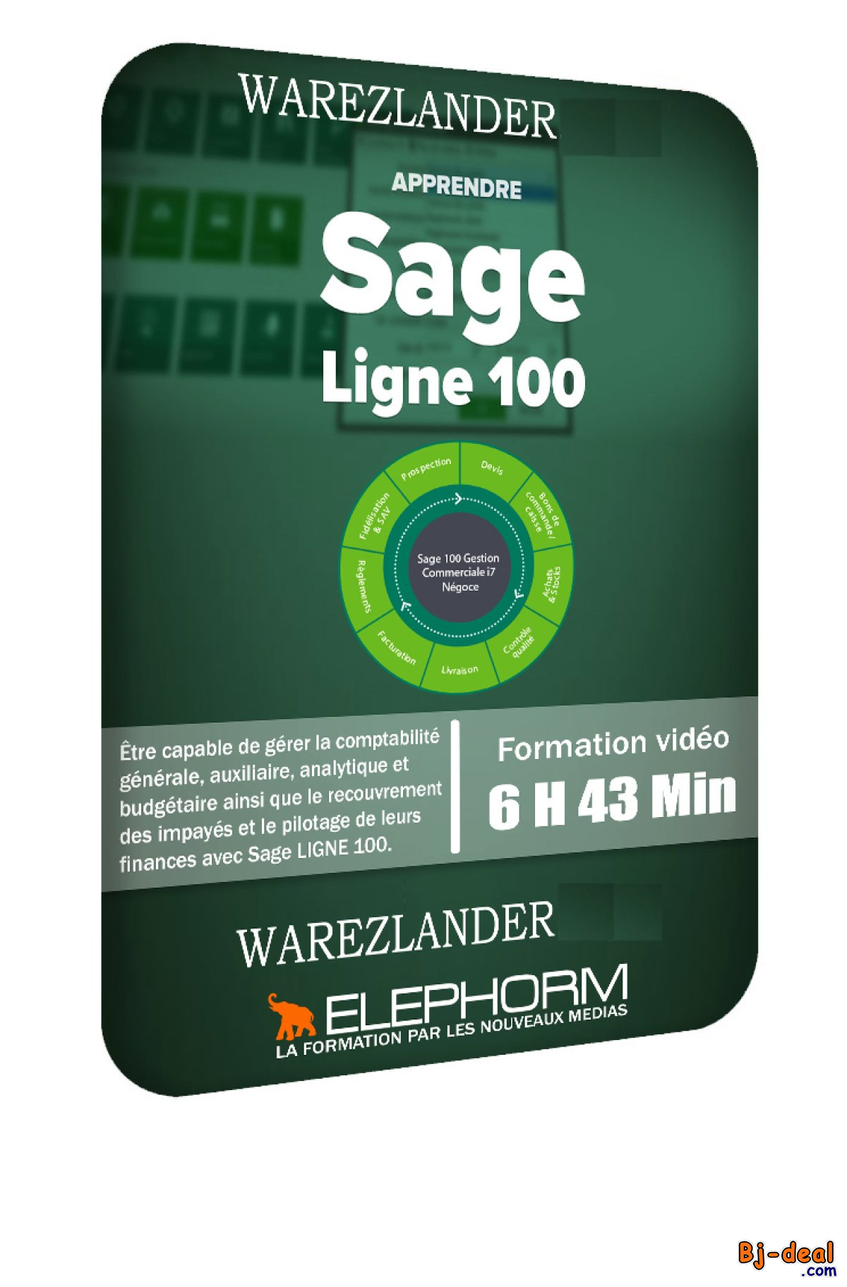 Main image of FORMATIONS SAGE 100 CLOUD – COMPTABILITE + GESTION COMMERCIALE + IMMOBILISATIONS + PAIE ET RH