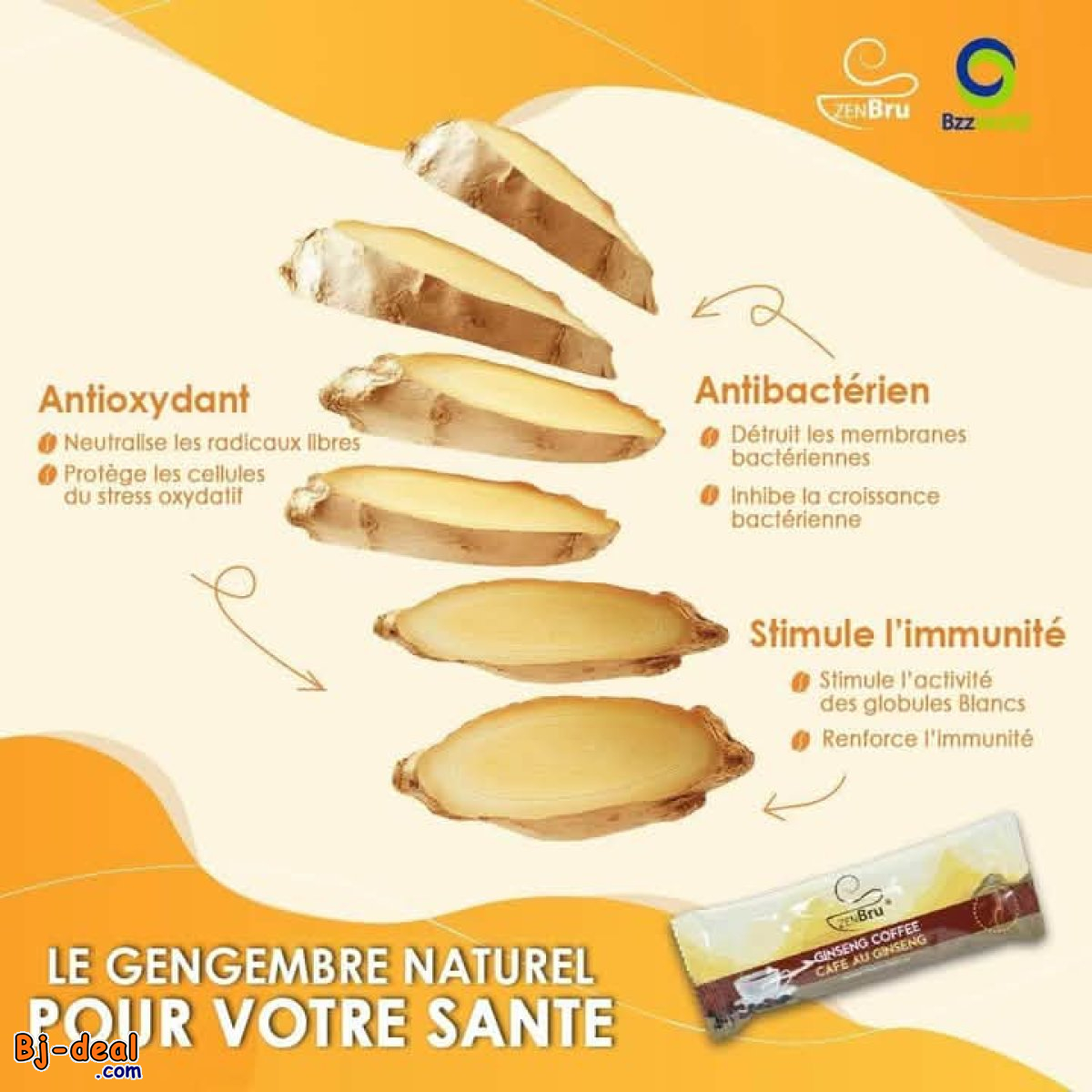 Main image of CAFE ZENBRU AU GINSENG ET GINGEMBRE