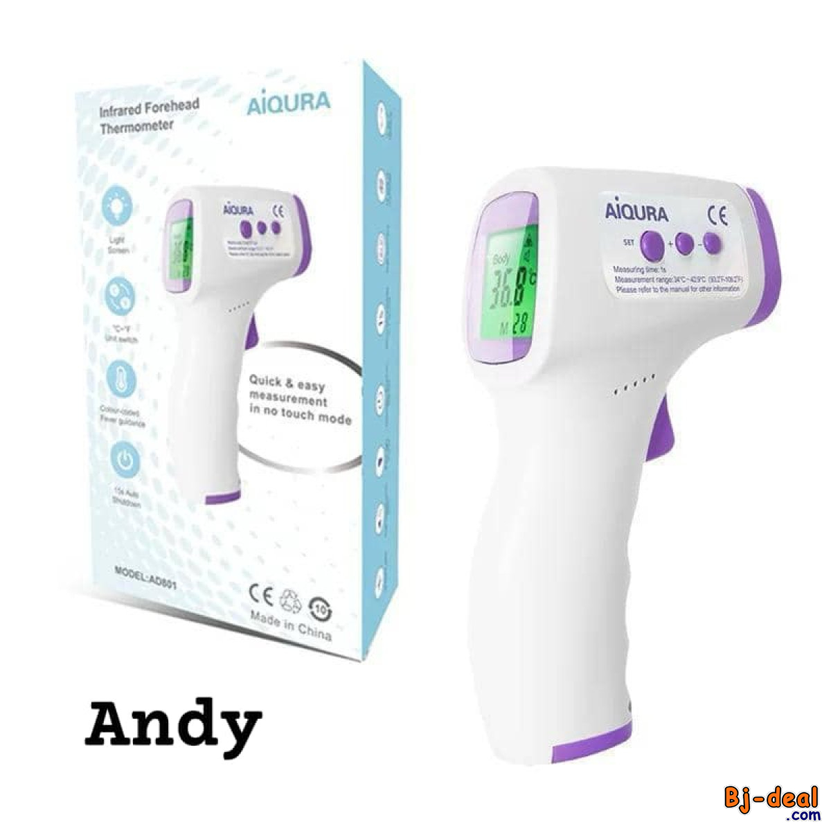 Main image of Pistolet pour temperature. Thermostat