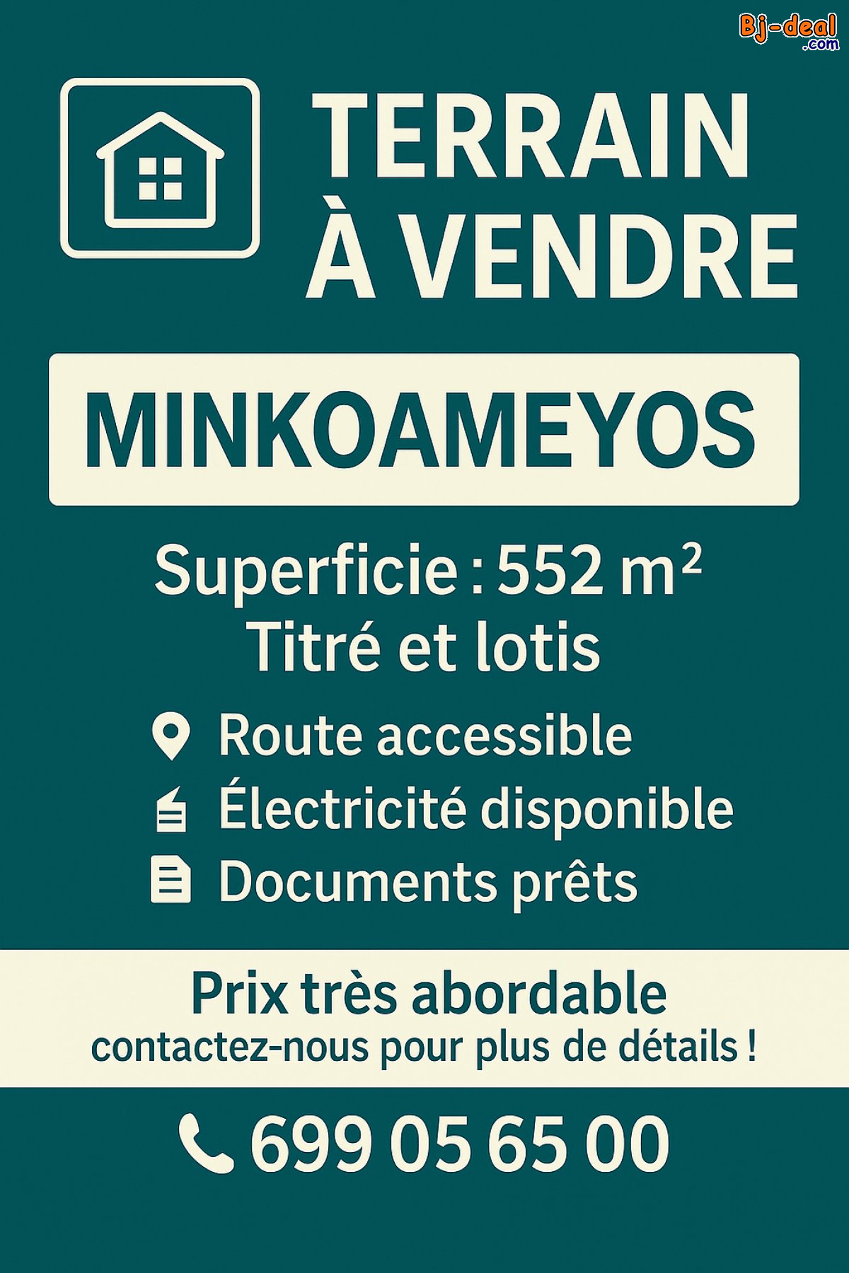 Main image of Ventes terrain titré et lotis à minkoameyos