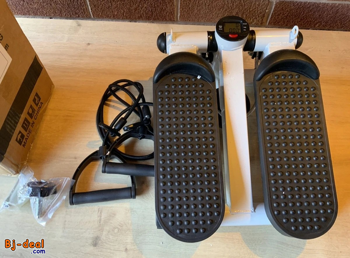 Image principale de Mini stepper 2 en 1 pour la maison avec cordes (électriques), stepper pivotant