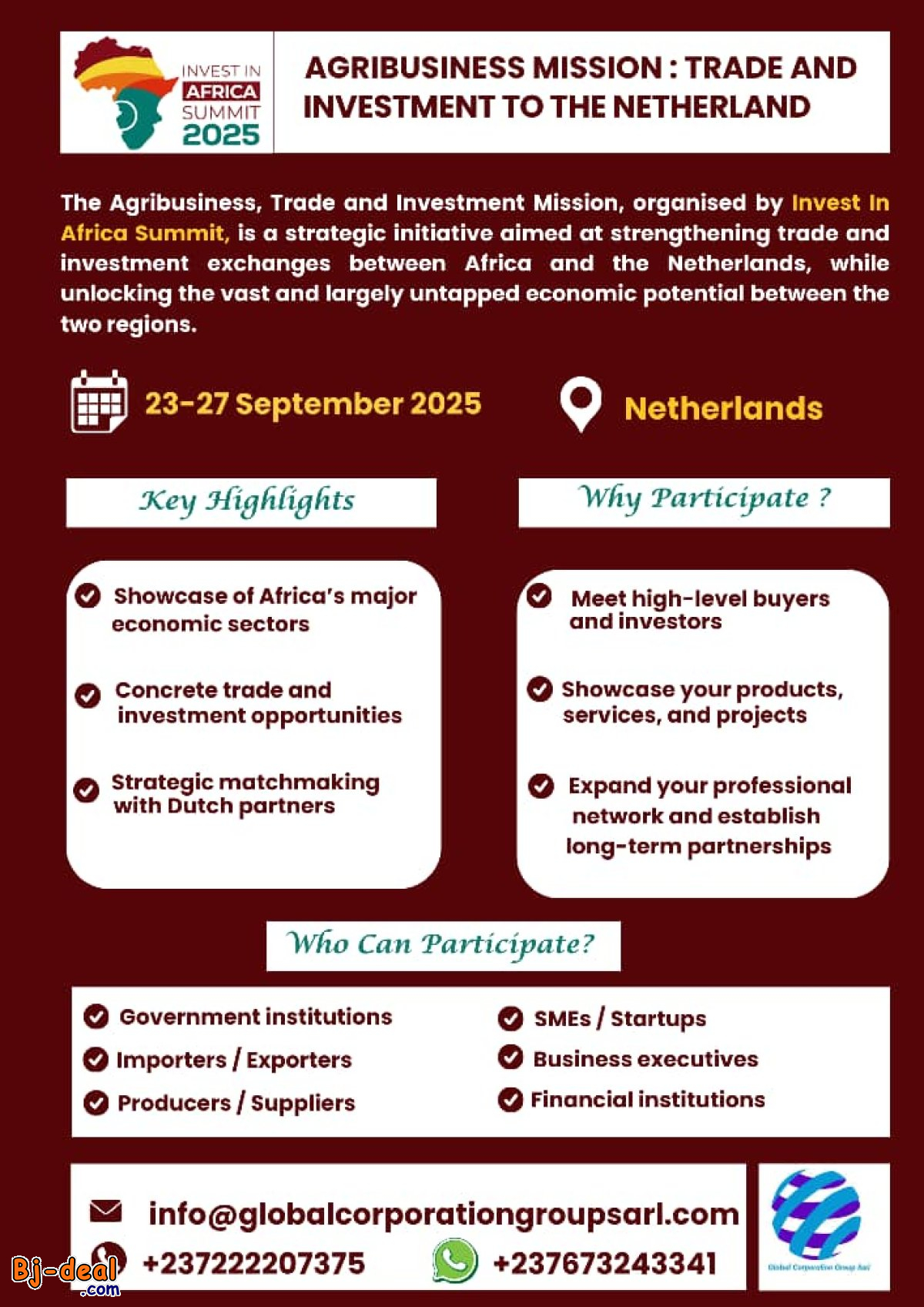 Image principale de INVEST IN AFRICA SUMMIT