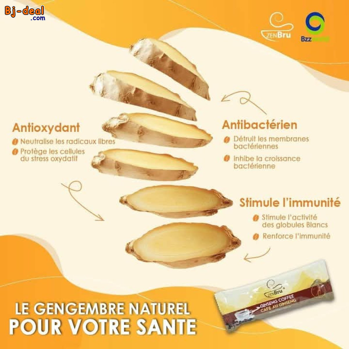 Main image of CAFE ZENBRU AU GINSENG ET GINGEMBRE