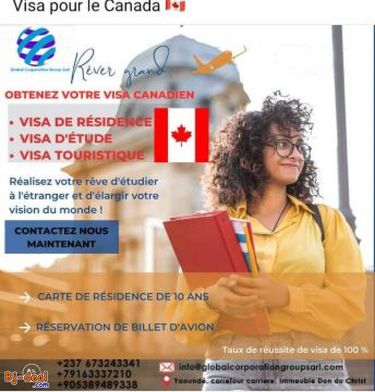 Image principale de Votre Visa Canadien en 30 Jours – Offre Exclusive