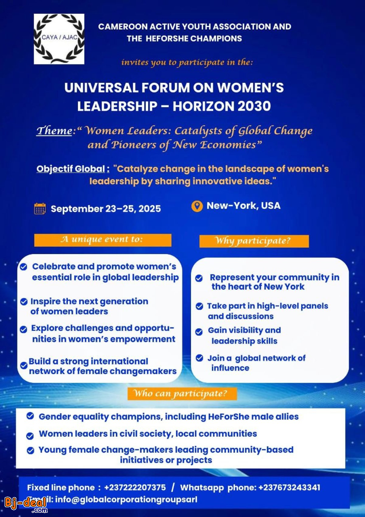 Image principale de women&amp;#039;s leaders for global change