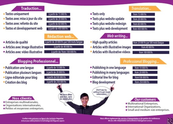 Image principale de Websites content online translation